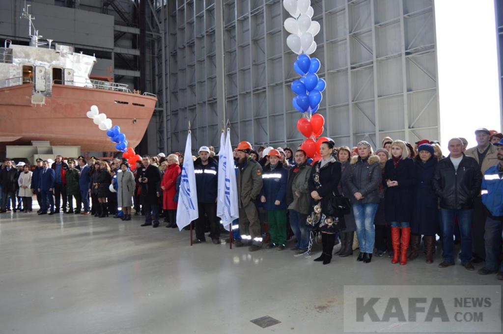 Фото - На Феодосийском судостроительном заводе «Море» заложили малый ракетный корабль «Охотск» (видео)