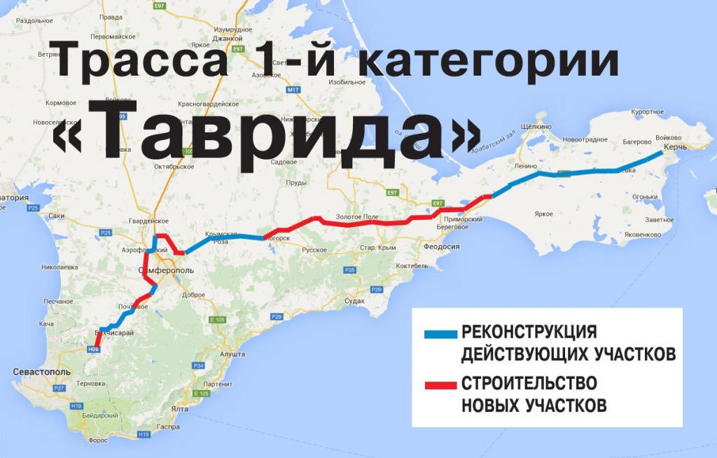 Аксенов выбрал подрядчика для возведения дороги Таврида в Крыму