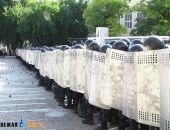 В Симферополе ликвидировали массовые беспорядки дубинками и водометами