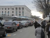 Из-за поломки электросети в центре Симферополя транспортный коллапс