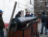 В Феодосии установили древнюю пушку