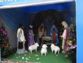 В центре Симферополя открыли Рождественский вертеп