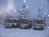 Из-за снегопада в Феодосии отменили маршрутки на Коктебель и Орджоникидзе