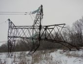 В Запорожской области опора ЛЭП рухнула из-за похитителей металла