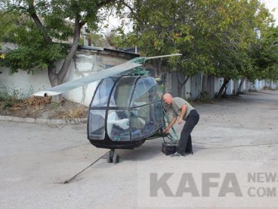 Феодосийские изобретатели собрали вертолет 
