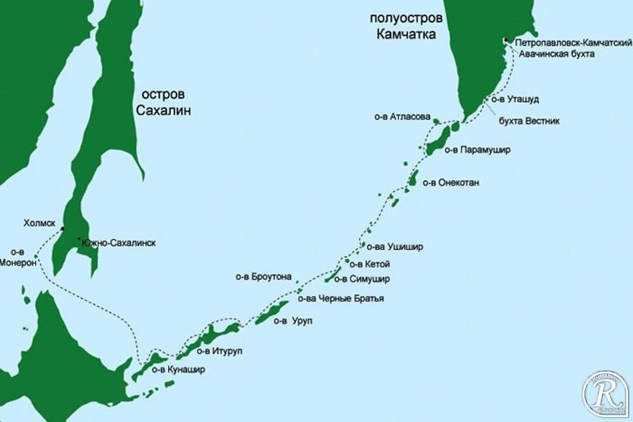 Курильский остров 4 буквы. Курильские острова на карте России. Карта северных Курильских островов. Острова Курильской гряды.
