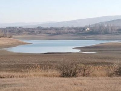 В Крыму зимние осадки не исправили ситуацию с наполнением Белогорского водохранилища