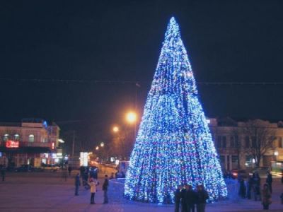 В столицу Крыма везут 25-метровую новогоднюю ель из Вологды