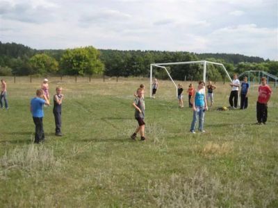 В Феодосийском округе в селе Краснокаменка остановили детский футбол 