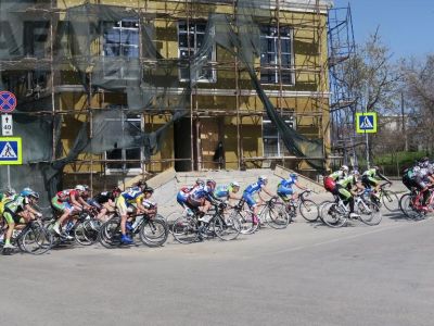 В Феодосии сегодня состоялись соревнования на Кубок России по велоспорту на шоссе