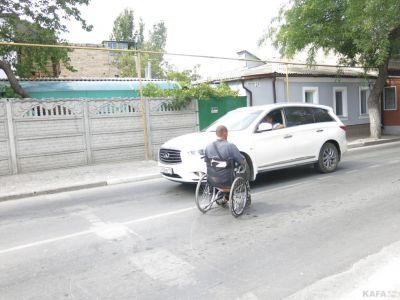 Еще один поддельный инвалид в Феодосии, - все там же!