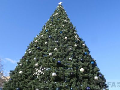 Третий день Нового года вокруг главной елки Феодосии (видео)