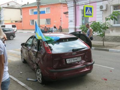 Сегодня, 2 августа,  большая авария в центре Феодосии