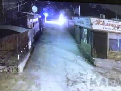 Крупный пожар в Феодосии: в сети обнародовано видео момента возможного поджога (видео)