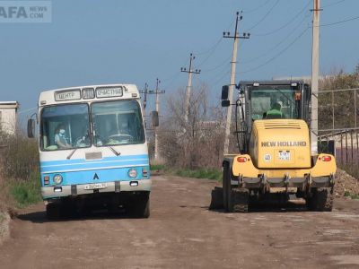 В Феодосии новую дорогу на «Очистные» встречают, как праздник