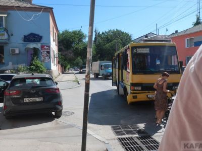Феодосия: авария на перекрестке улиц Куйбышева и Победы