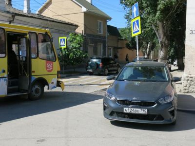 Феодосия: авария на перекрестке улиц Куйбышева и Победы