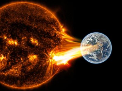 На Земле идет магнитная буря, вызванная вспышкой на Солнце 