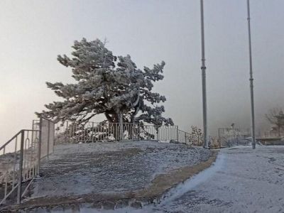 В Крыму на Ай-Петри почти расстаял снег