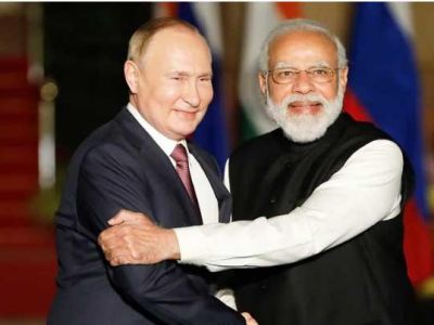 Путин улетел в Индию, где встретился с премьером Моди