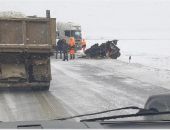 ДТП в Крыму: на трассе «Таврида» столкнулись бензовоз, грузовик и «легковушка»