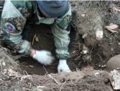 В Симферополе на стройке выкопали человеческие останки в пакете
