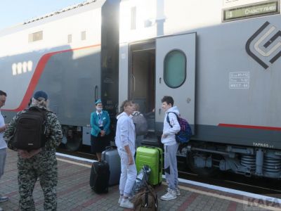 В Феодосию прибыл первый поезд из Москвы 