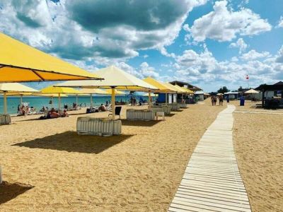 Пляж Керчи признали лучшим в Крыму по итогам 2021 года