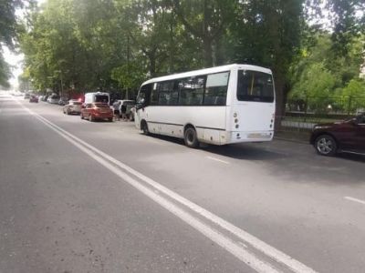 В Симферополе рейсовый автобус попал в ДТП, есть пострадавшие