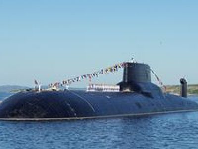 Самая большая в мире атомная подводная лодка ушла в море