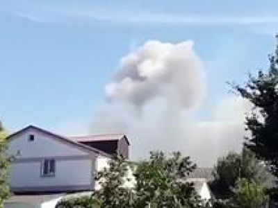 В районе военного аэродрома в Крыму раздаются взрывы 