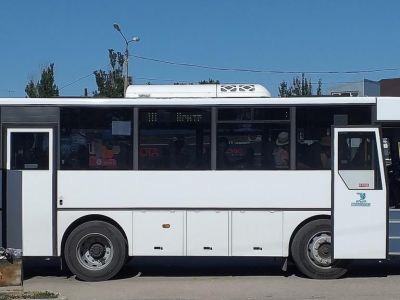 В Феодосии появились новые комфортабельные автобусы