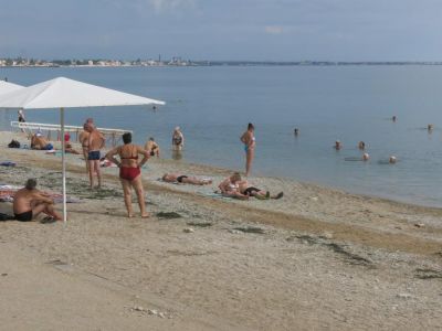 Феодосия, середина сентября, пляжи начали пустеть