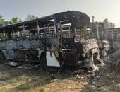 Названа предварительная причина пожара с 35 автобусами под Москвой