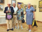 Открытие выставки в музее Древностей в честь 40-летия изостудии "Кафа" 