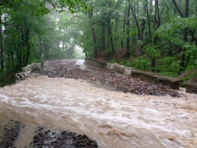 В Крыму водопад Учан-Су стал опасным после ливней