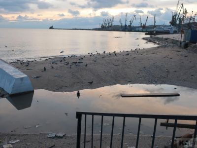 Ураган, пронесшийся над Крымом, пощадил Феодосию
