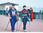 Скандинавская ходьба набирает популярность в Крыму