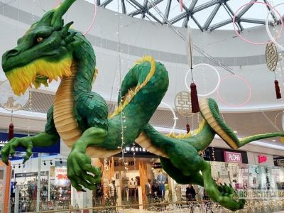 В Крыму «вырастили» гигантского дракона