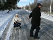 В связи с гололедом в Феодосии участились случаи травм 