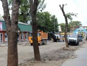 В столице Крыма сегодня начали ремонт дорожного покрытия на ул.Козлова