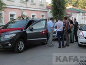 В Феодосии свадебный кортеж вчера попал в ДТП