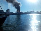 В Крыму сегодня в ялтинском порту произошел пожар на судне