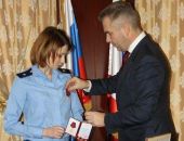 Прокурору Крыма Н.Поклонской сегодня вручили почётную медаль