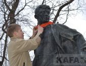 Школьники почтили память партизана Вити Коробкова