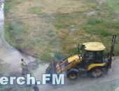В Керчи вчера прошел сильный ливень, но ремонт дорог из-за этого не остановили