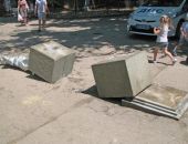 В Крыму повалили памятник юному Ленину в Севастополе (фоторепортаж)
