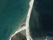 Стройку Крымского моста теперь можно увидеть и на спутниковых картах Google 