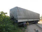 На въезде в Феодосию ДТП с фурой и тремя легковыми автомобилями