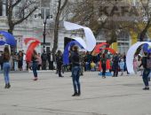 В Феодосии с размахом отметили День воссоединения Крыма с Россией (видео)
